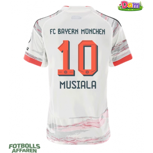 Bayern Munich Jamal Musiala #10 Bortatröja Kvinnor 2025-26 Kortärmad